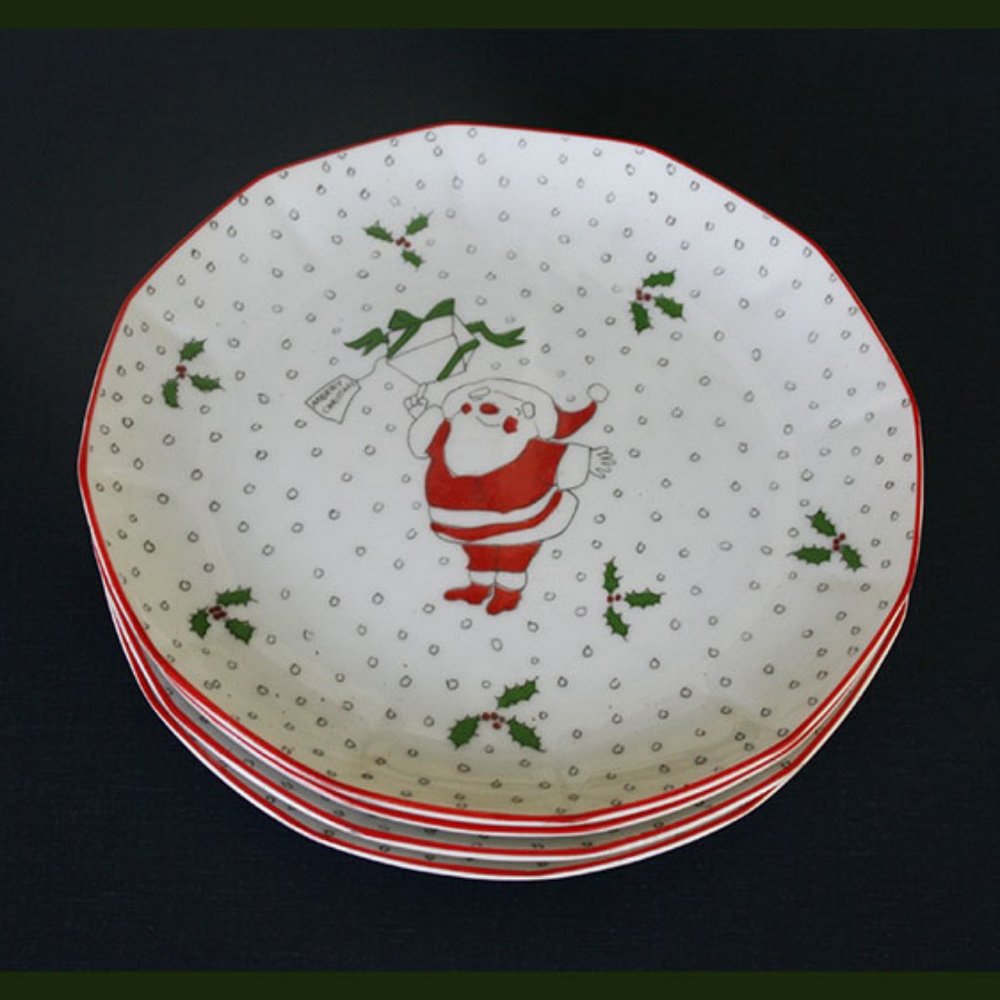 4 Night Before Christmas plates Georges Briand